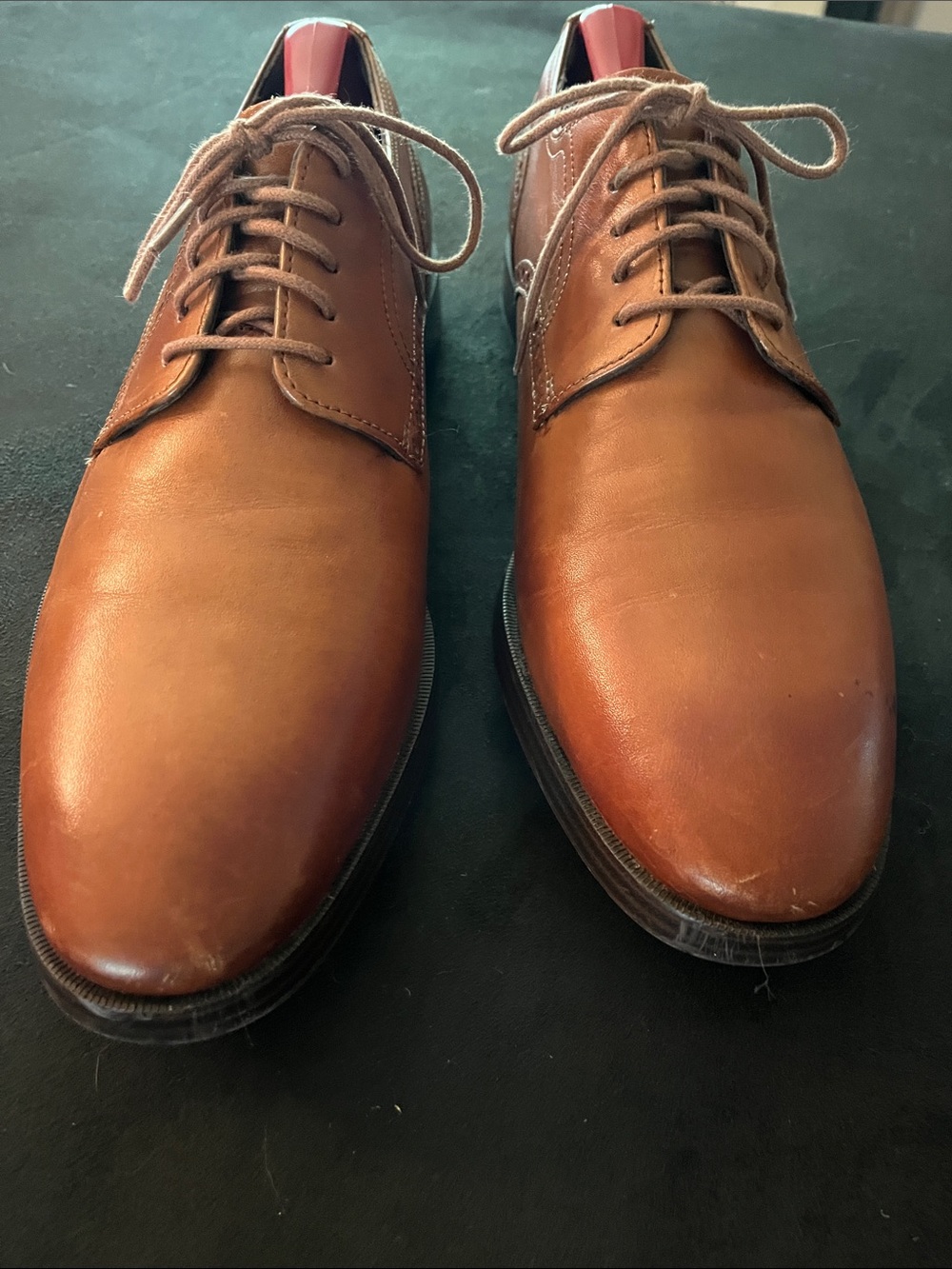 Cole Haan Brown Leather Derby Shoes